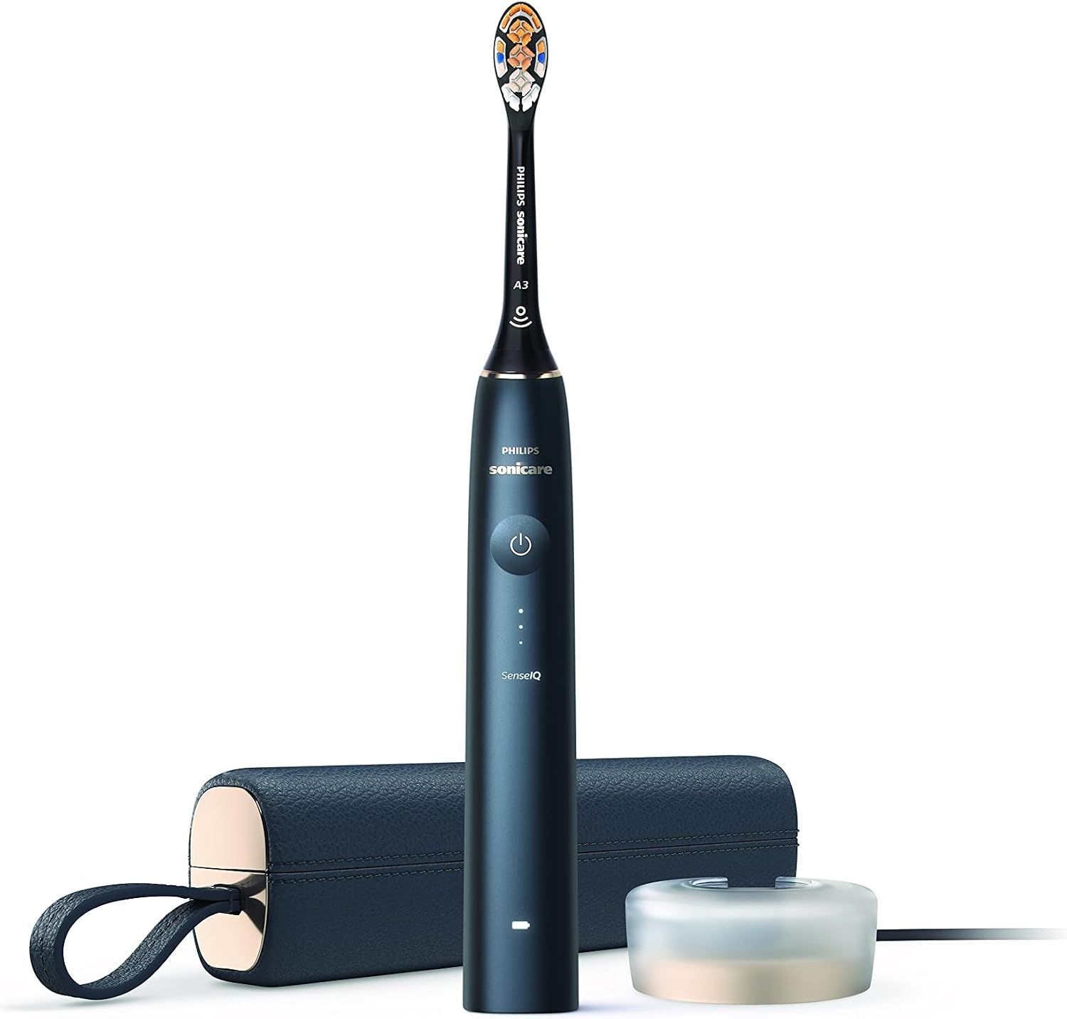 Philips Sonicare 9900 Prestige Rechargeable Toothbrush HX9992/22, Midnight Blue with SenseIQ