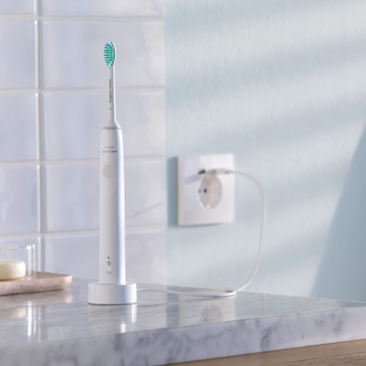 Philips Sonicare 3100 Series Sonic Electric Toothbrush HX3671/13 - Pressure Sensor, SmarTimer, White