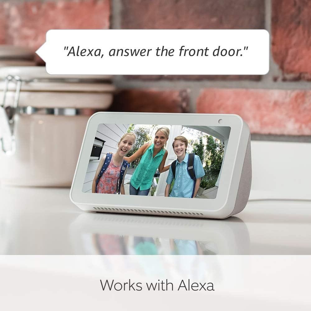 Ring Video Doorbell Wired, HD Video Security Camera, Advanced Motion Detection, Two-Way Talk, Night Vision & Smart Doorbell System