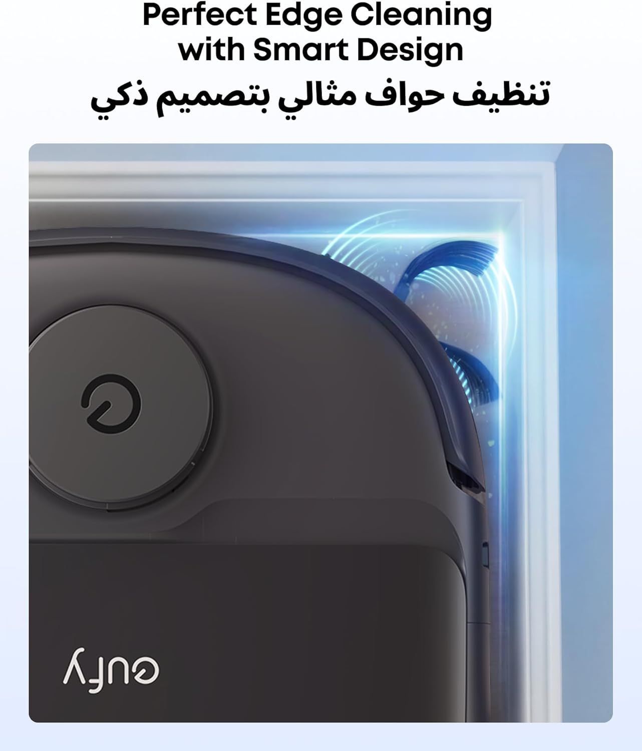 eufy C28 Omni Smart Robot Vacuum & Mop, HydroJet Self-Cleaning, Automatic Dirt Disposal, Powerful Suction, App Control - Black