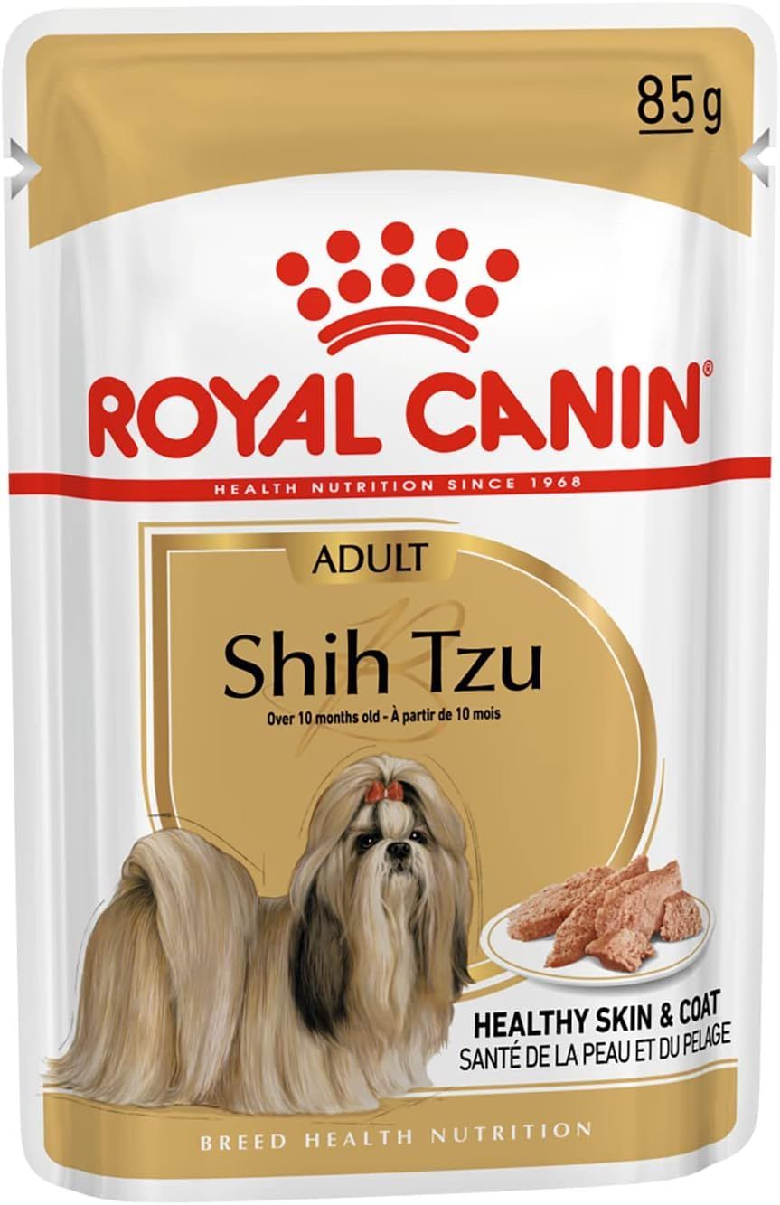 Royal Canin Shih Tzu Wet Food Pouches - 12x85g Breed Health Nutrition
