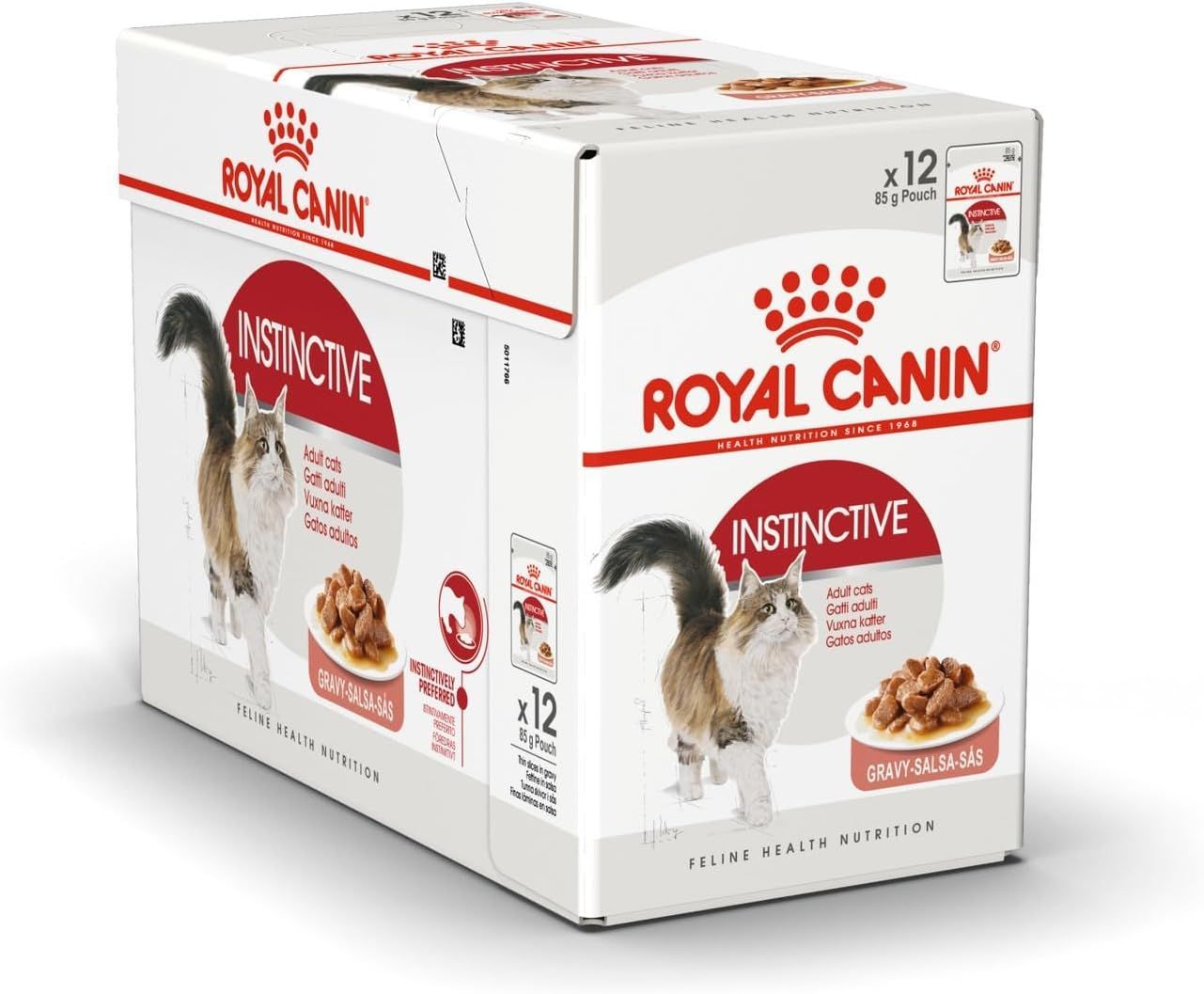 Royal Canin Feline Health Nutrition Gravy Wet Food for Adult Cats - 12 Packs of 85g