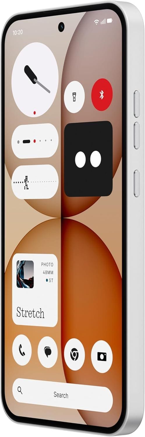 Nothing Phone (4a) - 50 MP Triple Camera, 70X Zoom, 120Hz AMOLED | White