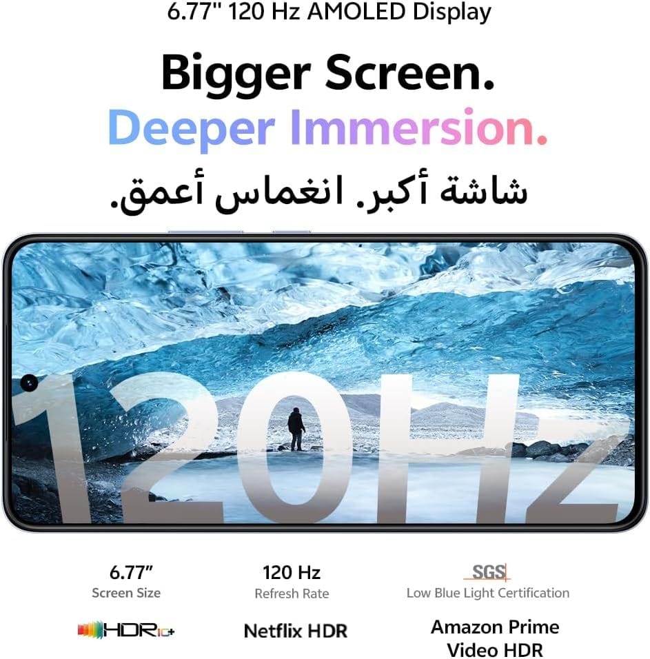 Vivo V60 Lite 5G Smartphone - 12GB RAM, 512GB Storage, 120Hz AMOLED | Black