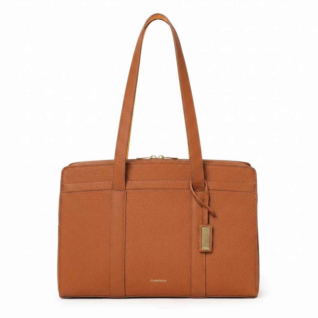 Mokobara The Celeste Tote Bag for Women, Premium Vegan Leather Handbag, Fits 14-Inch Laptop