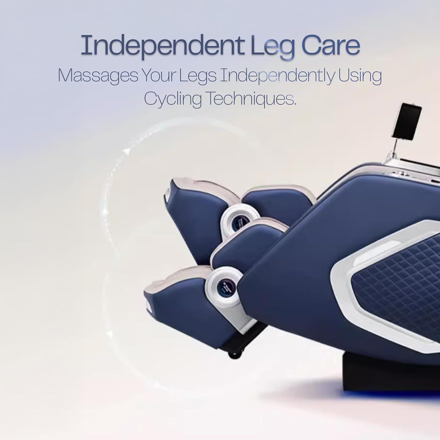 ROTAI 8D SL-Track Massage Chair, Dual-Core 4D Rollers, 38 Airbags, Zero Gravity, Yoga Stretch, Heat Therapy, AI Voice & Bluetooth | Blue - A70 Max
