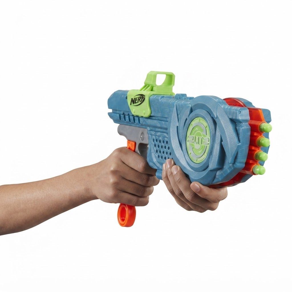 Nerf Elite 2.0 Flipshots Flip 8 Blaster, 8-Dart Capacity, Flip Mechanism, Multicolour - F2549EU5