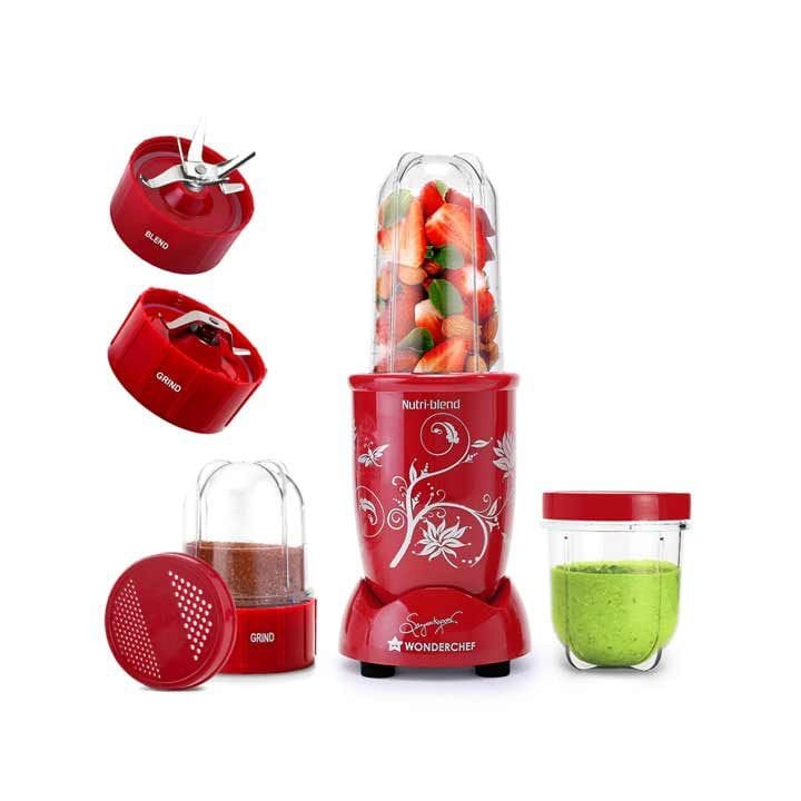 Wonderchef NutriBlend 2-Jar Personal Blender 400W – Red | 63152173