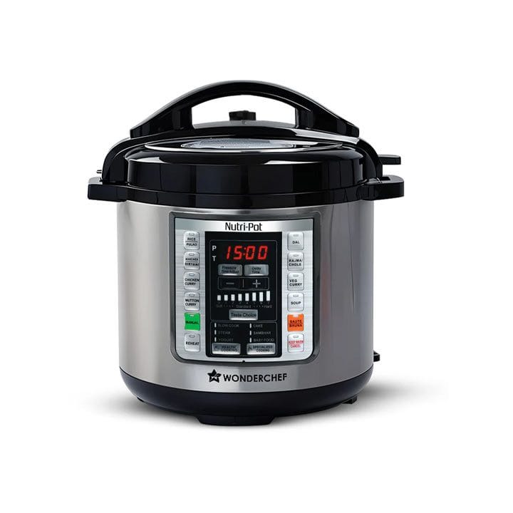 Wonderchef Nutripot Multi Cooker 6L - Silver & Black | 63152847