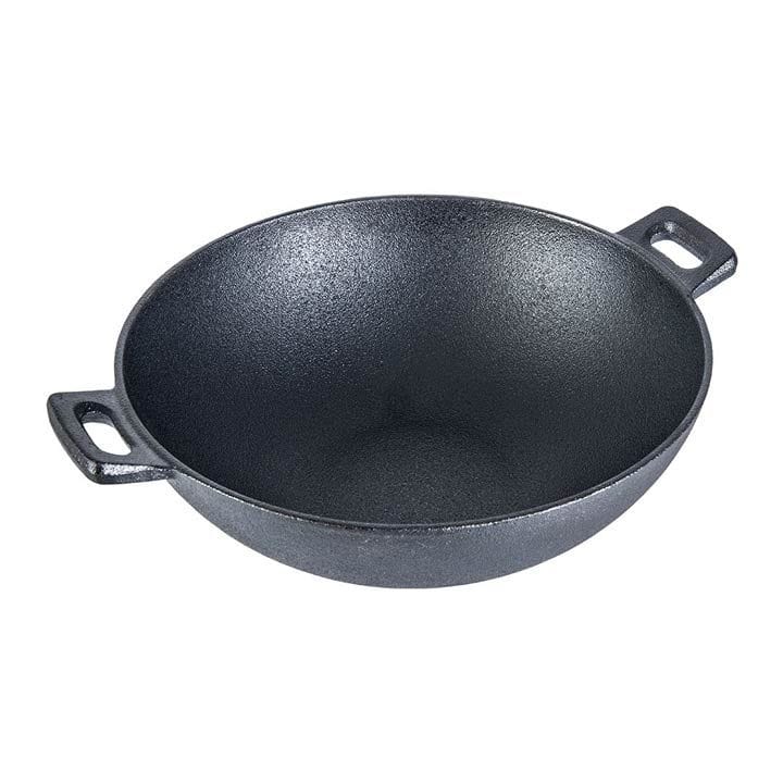 Wonderchef 26cm Forza Cast Iron Kadai - Black | 63153474