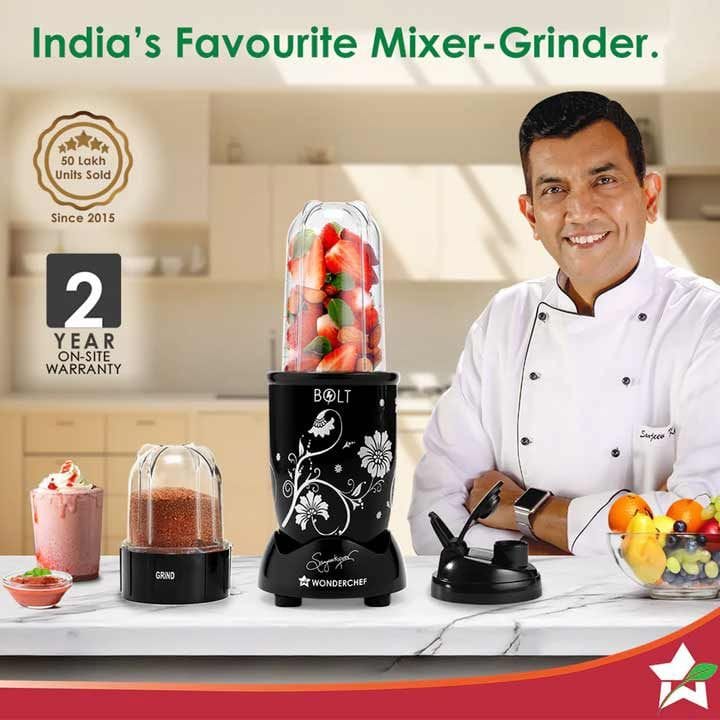 وندرشيف نوتري بليند بولت خلاط بوعائين 600 واط – أسود | 63153686