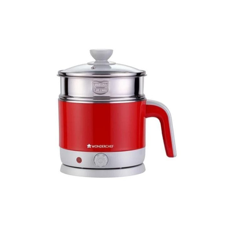 وندرشيف غلاية كهربائية متعددة الطهي 1.2 لتر 1000 واط – أحمر | 63153696
