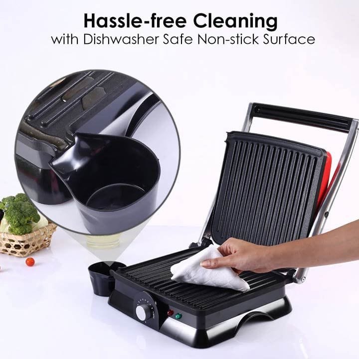 Wonderchef Crimson Family Size Contact Grill – Red | 63153834