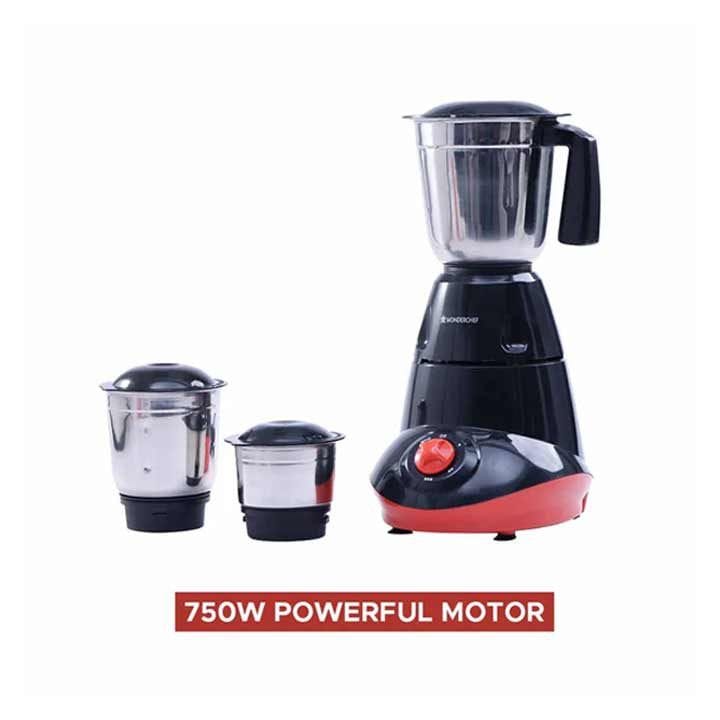 وندرشيف كابري خلاط وطاحونة بثلاثة أوعية 750 واط – أحمر/أسود | 63154711