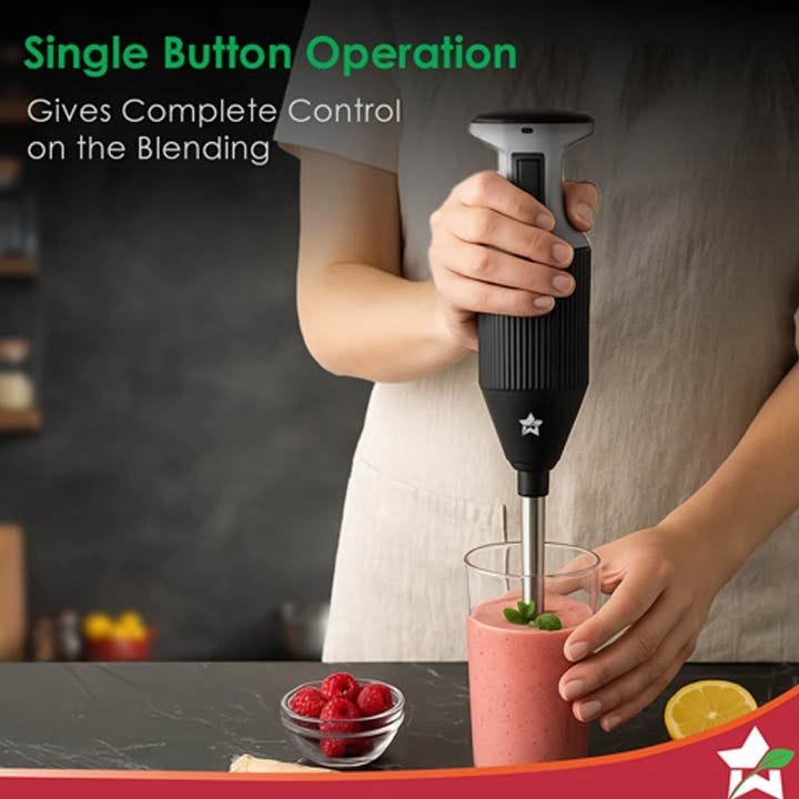 Wonderchef Prima Plus Hand Blender 250W – Black | 63154731