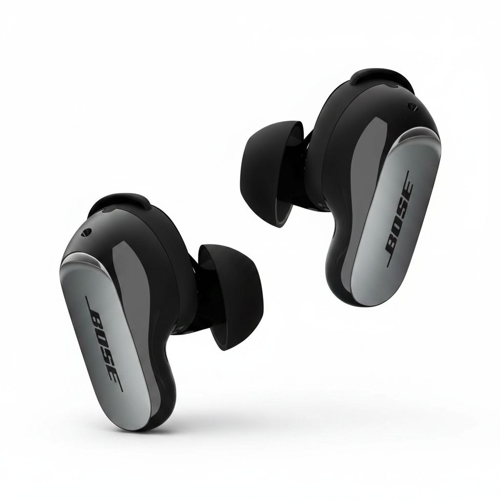 Bose QuietComfort Ultra Bluetooth Earbuds (2nd Gen), Wireless Noise Cancelling, Spatial Audio, Deep Bass, Bluetooth - Black