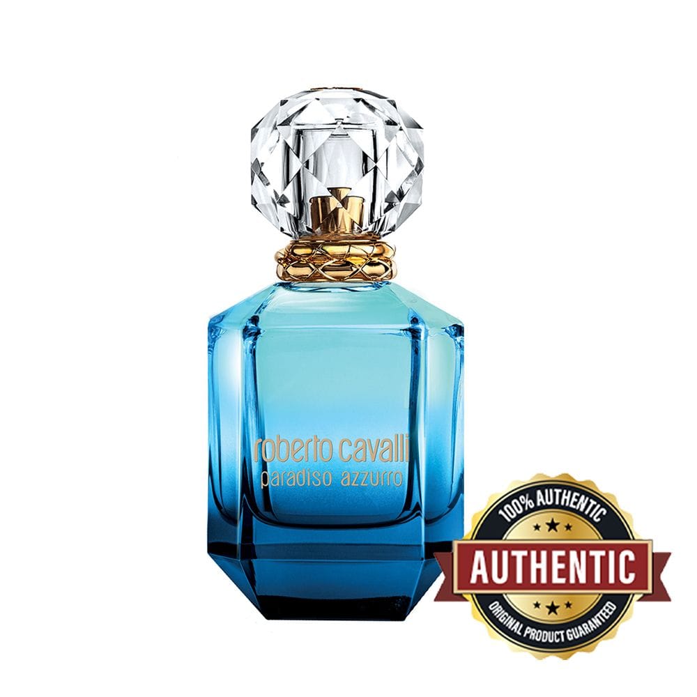 Roberto Cavalli Paradiso Azzurro EDP for Women 75ml Floral Aquatic Fragrance with Lavender, Wild Jasmine & Cypress Base | 8056860212093