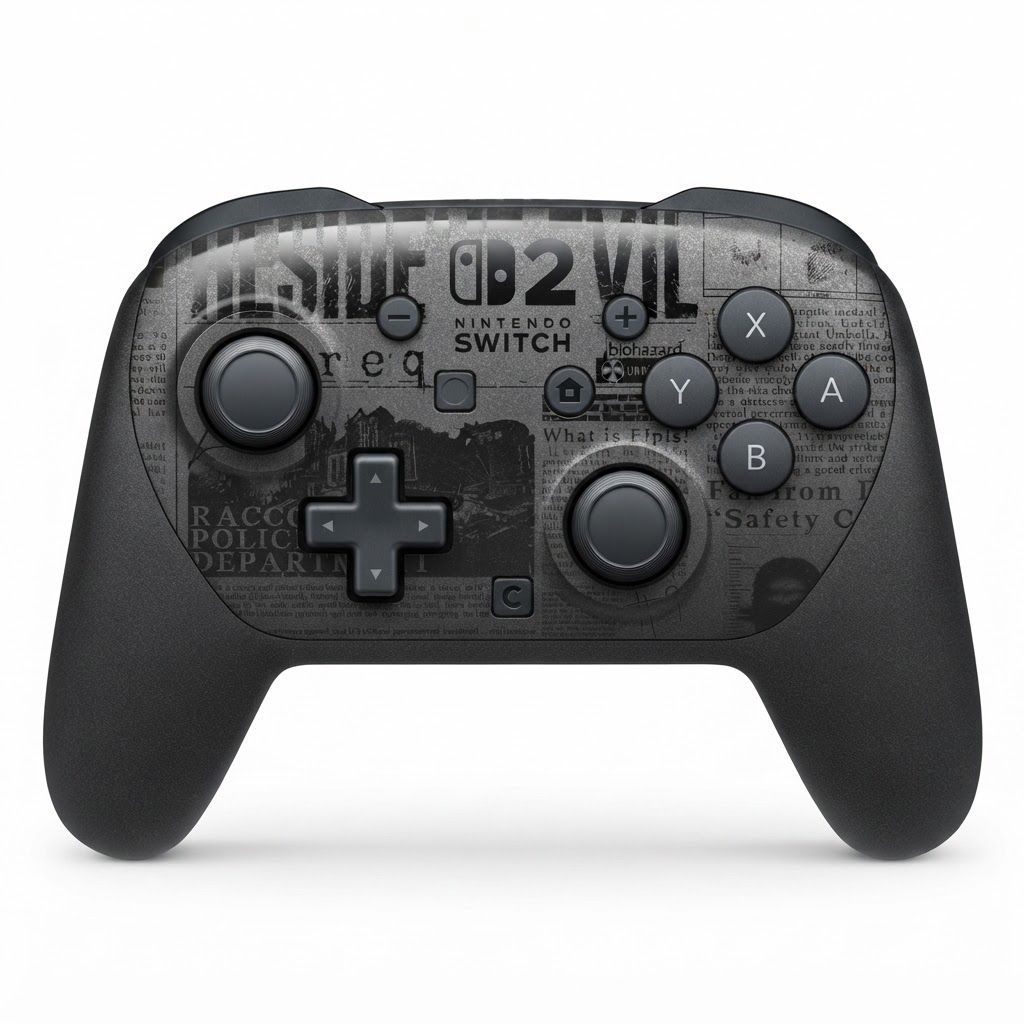 Nintendo Switch 2 Pro Controller Resident Evil Edition, Wireless Bluetooth Game Controller, Motion Controls, HD Rumble 2 & Programmable GL/GR Buttons | 45496321840
