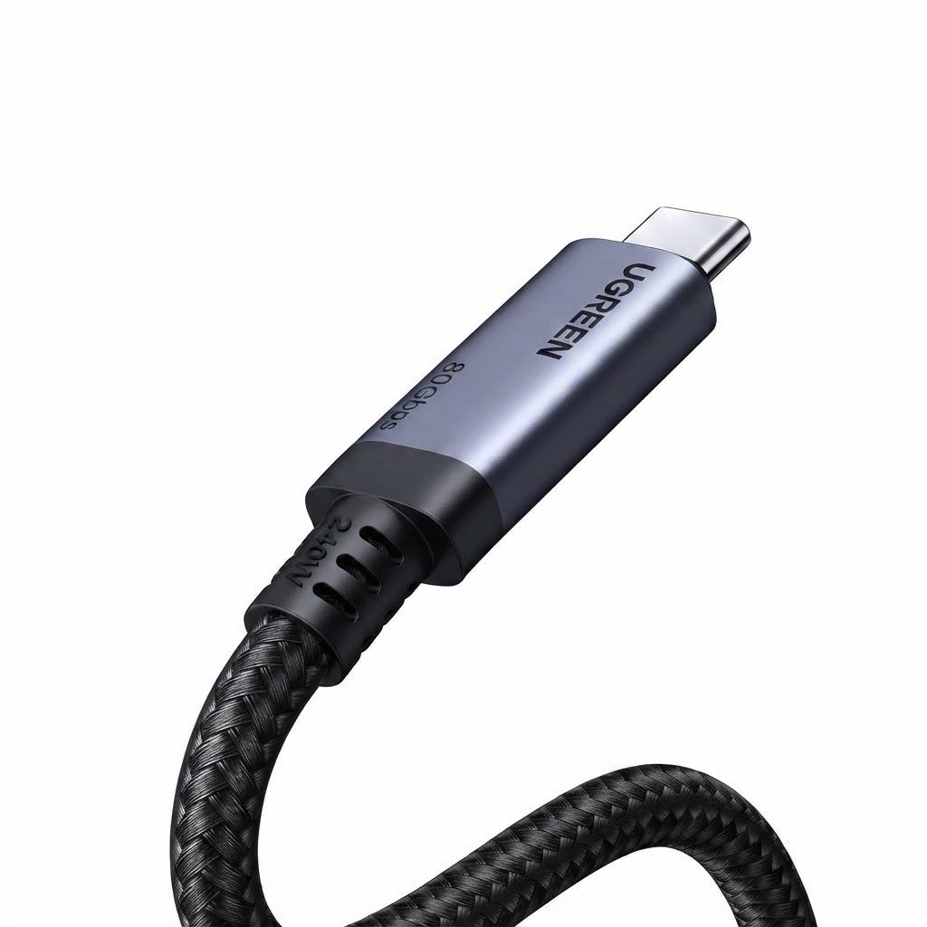 UGREEN 240W USB C Cable 1M, USB4 Gen4 80Gbps Data Transfer, 8K Video Output, PD 3.1 Fast Charging