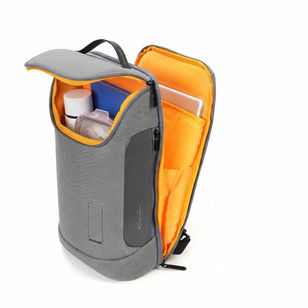 Mokobara The Transit Crossbody Sling Bag - Premium Vegan Leather & Water-Resistant Nylon 