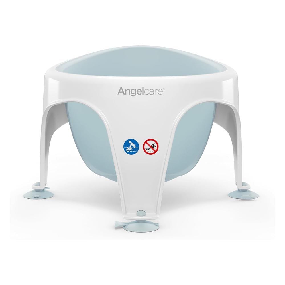 Angelcare Soft Touch Baby Bath Seat, Non Slip Feet, Compact And Lightweight, Elegant Design - Aqua