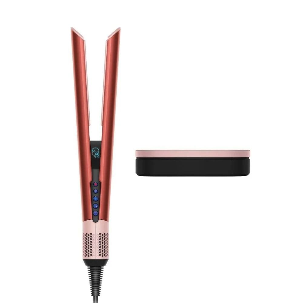 Dyson Airwrap HS09 Co-anda 2x Multi-Styler & Dryer + Supersonic Hair Dryer Q4 Gift Edition Blue HD07 + Airstrait Hair Straightener Blush Pink HT01 Bundle (603001000013765 + 603001000013314 + 603001000013763)