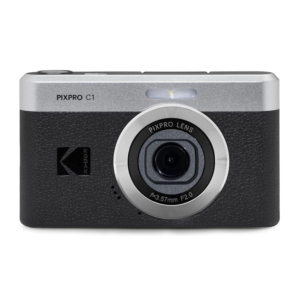 Kodak PIXPRO C1 Digital Camera, 13MP CMOS Sensor, Full HD 1080p Video, 4x Digital Zoom, 2.8-Inch LCD Screen & Compact Design | Black - 819900014334