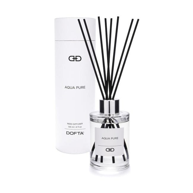 Dofta Aqua Pure Reed Diffuser, Long Lasting Home Fragrance with Reed Sticks, Elegant Room & Office Aroma Diffuser | 120ml