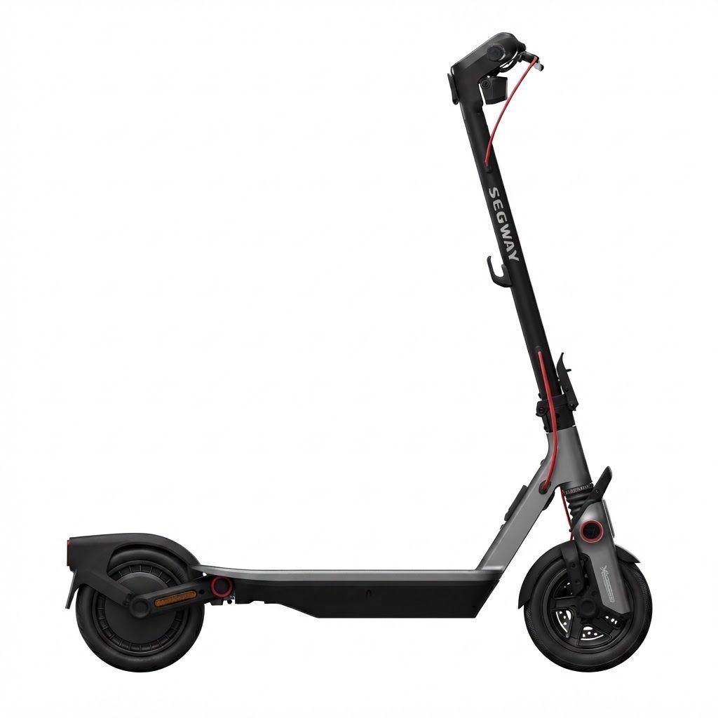Segway Ninebot F3 Electric Scooter, 1000W Motor, Up to 44-Mile Range, Dual Suspension, Self-Sealing Tubeless Tires, Black