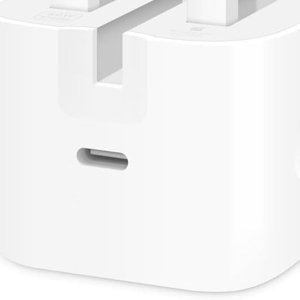 Apple 40W Dynamic Power Adapter with 60W Max - USB-C Fast Charging, Boosts to 60W, Compact Foldable Design | White | A3353