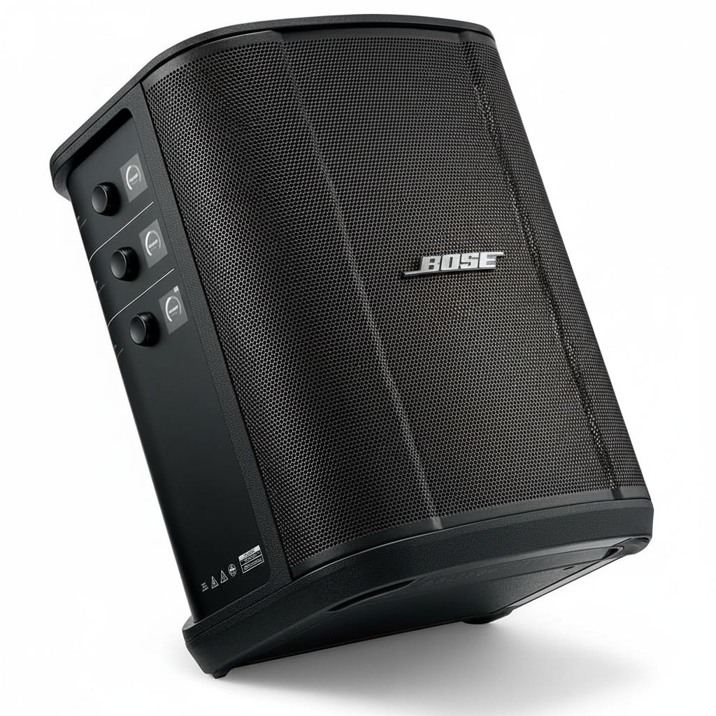 Bose S1 Pro+ Portable Bluetooth Speaker & PA System, Wireless, Rechargeable Battery, Powerful Sound, Portable Design - Black