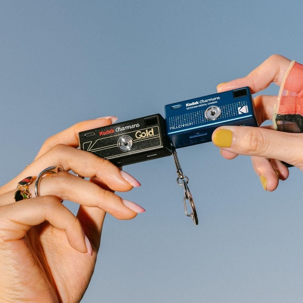 Kodak Charmera Keychain Digital Camera Blind Box  Millennium Edition, Single Box, 1.6MP Mini Camera & Camcorder, Micro SD Card Slot, USB-C | Assorted Colors | Pack of 1