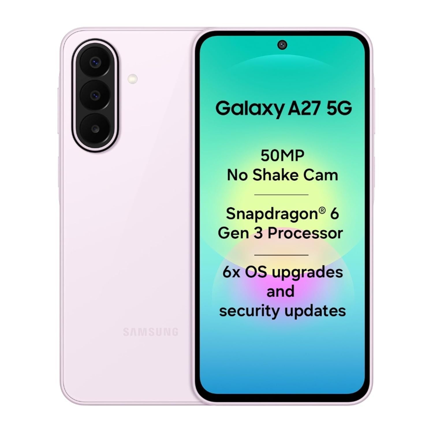 Samsung Galaxy A27 5G SM-A276B, 6.7" Super AMOLED, 128GB+6GB RAM, 5000mAh Battery | Light Pink