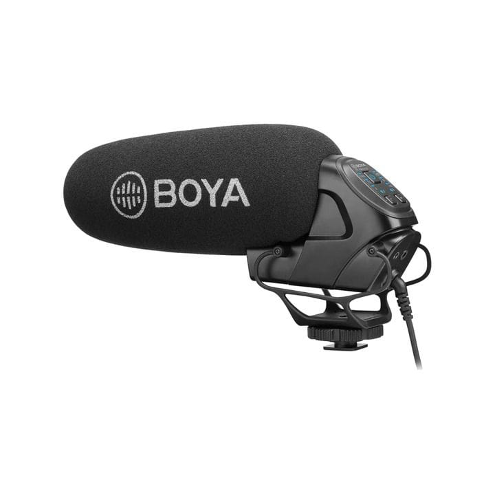 BOYA BY-BM3032 Supercardioid On-Camera Shotgun Microphone – Directional Camera Microphone for Video Recording | Black – BY-BM3032