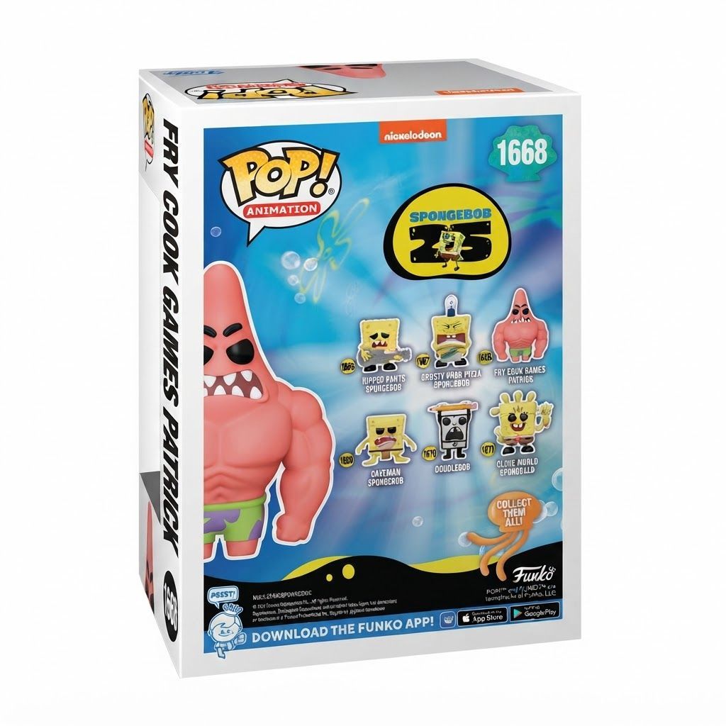 Funko Pop! Animation SpongeBob SquarePants 25th Anniversary Patrick with Muscles Vinyl Figure