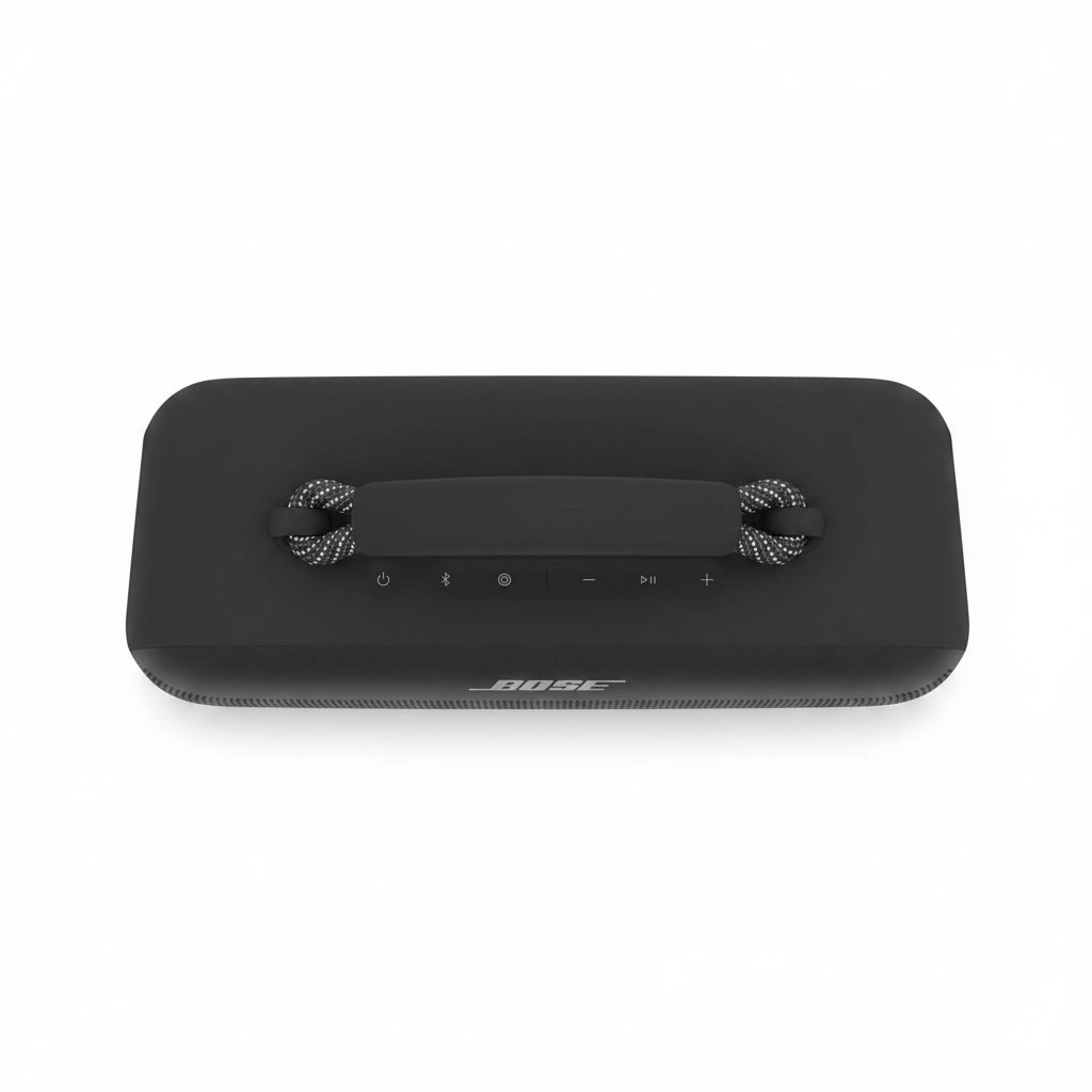 Bose SoundLink Max Portable Bluetooth Speaker, Deep Bass, Waterproof & Dustproof, Up to 20-Hour Battery Life, Built-In Handle - Black