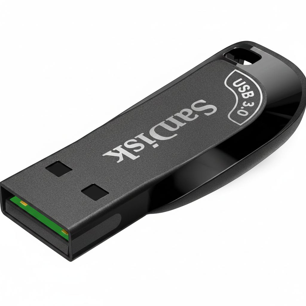 SanDisk Ultra Shift USB 3.0 Flash Drive 256GB with Up to 100MB/s Read Speed, Compact Portable Design, Fast File Transfers & Plug-and-Play Storage | Black - 619659182335