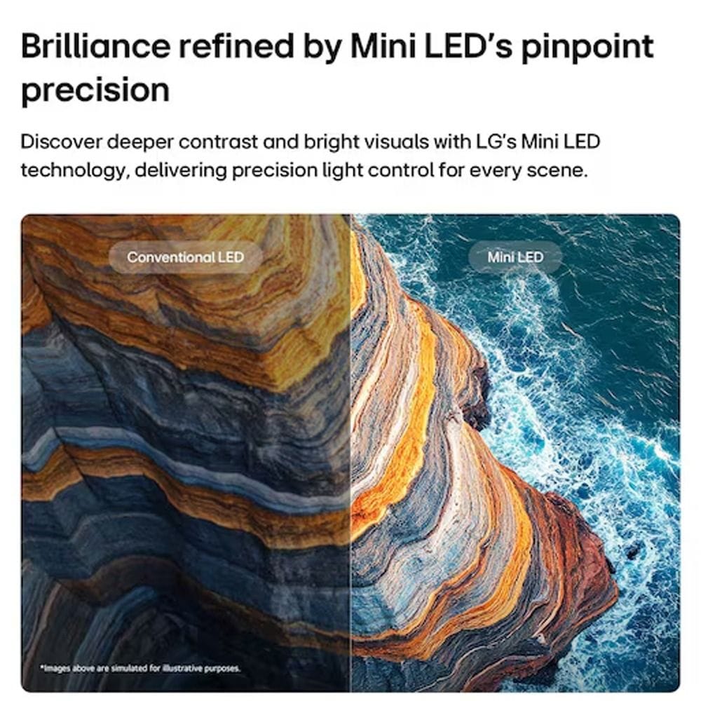 LG 65 Inch AI QNED Mini LED 4K Smart TV - Dynamic QNED Color, Alpha 7 AI Processor Gen9, 60Hz VRR, WebOS | 65QNED72B6T.AMRG 