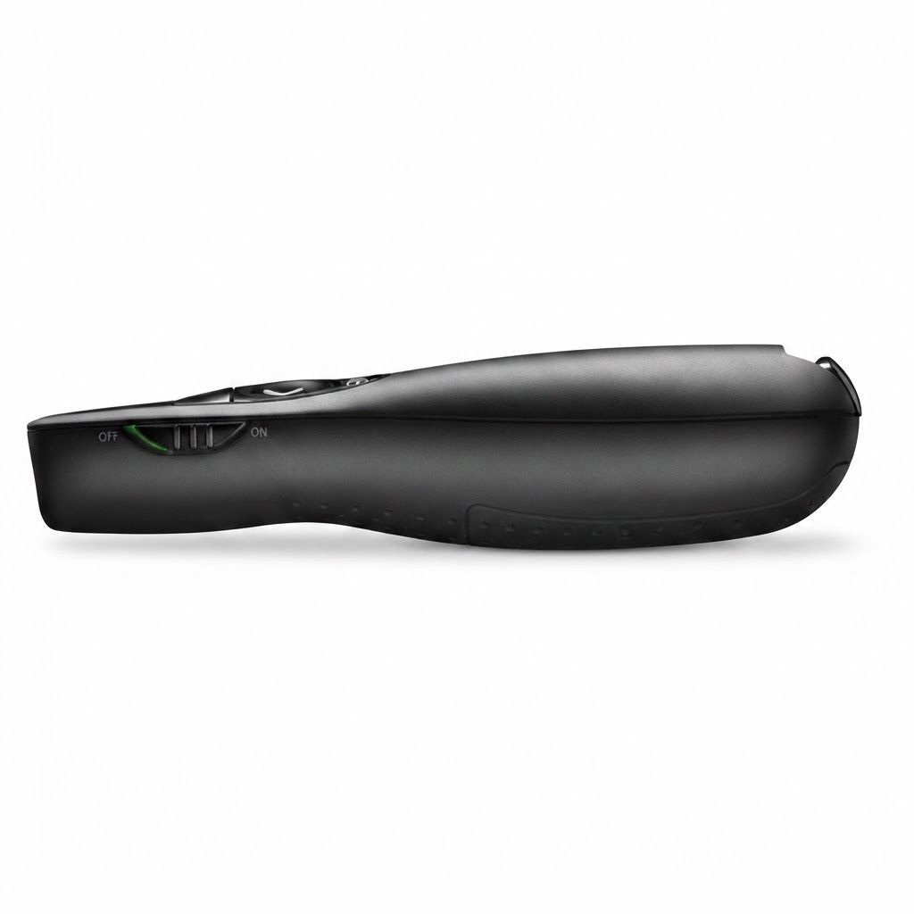 Logitech R400 Wireless Presentation Remote with Red Laser Pointer, Intuitive Slideshow Controls Compatible with PC