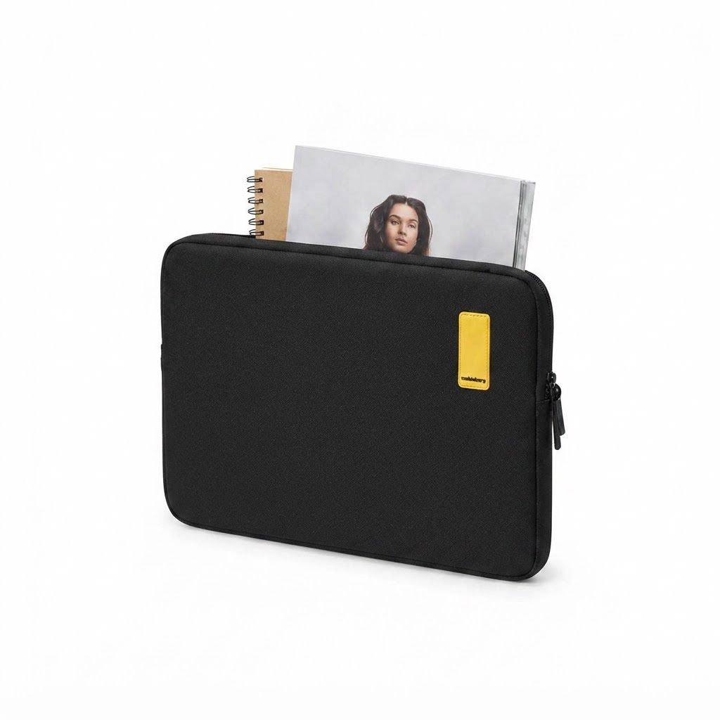 Mokobara Aisle Laptop Sleeve, 15.6 Inch MacBook & Laptop Case, Aerology Nylon, Lightweight | Black