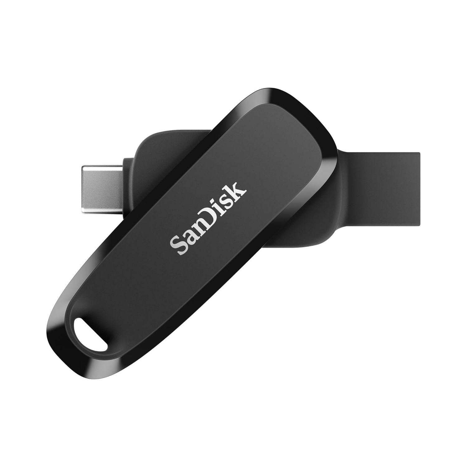 SanDisk Phone Drive USB Type-C & USB Type-A Flash Drive 128GB with Up to 100MB/s Read Speed, Auto Backup & Dual-Device Compatibility | Black - 619659206246