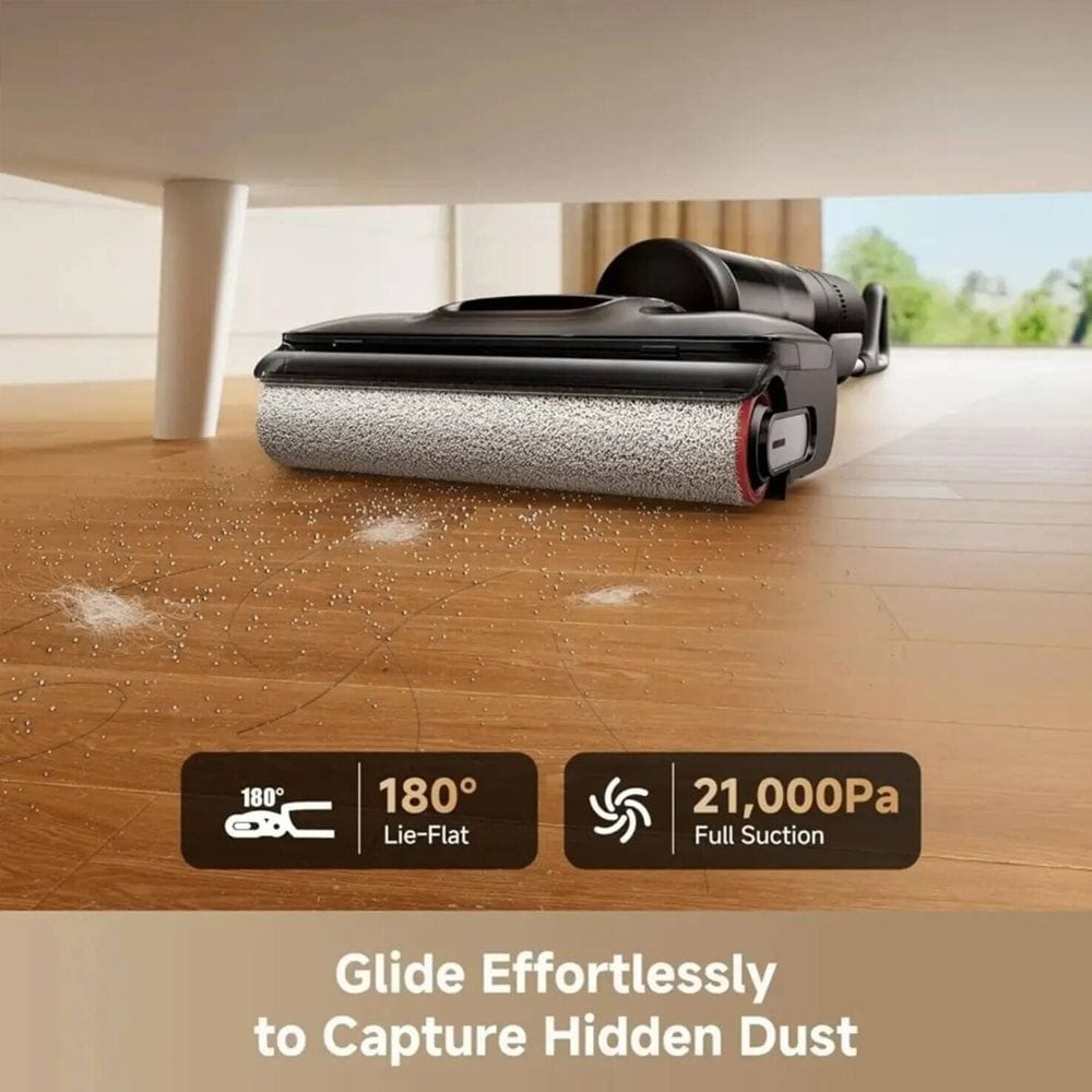Dreame H60 GT Wet & Dry Vacuum Cleaner, 21kPa Suction, 180° Lie-Flat Cleaning, 90°C Self-Cleaning & Edge-to-Edge Cleaning | HHR43A