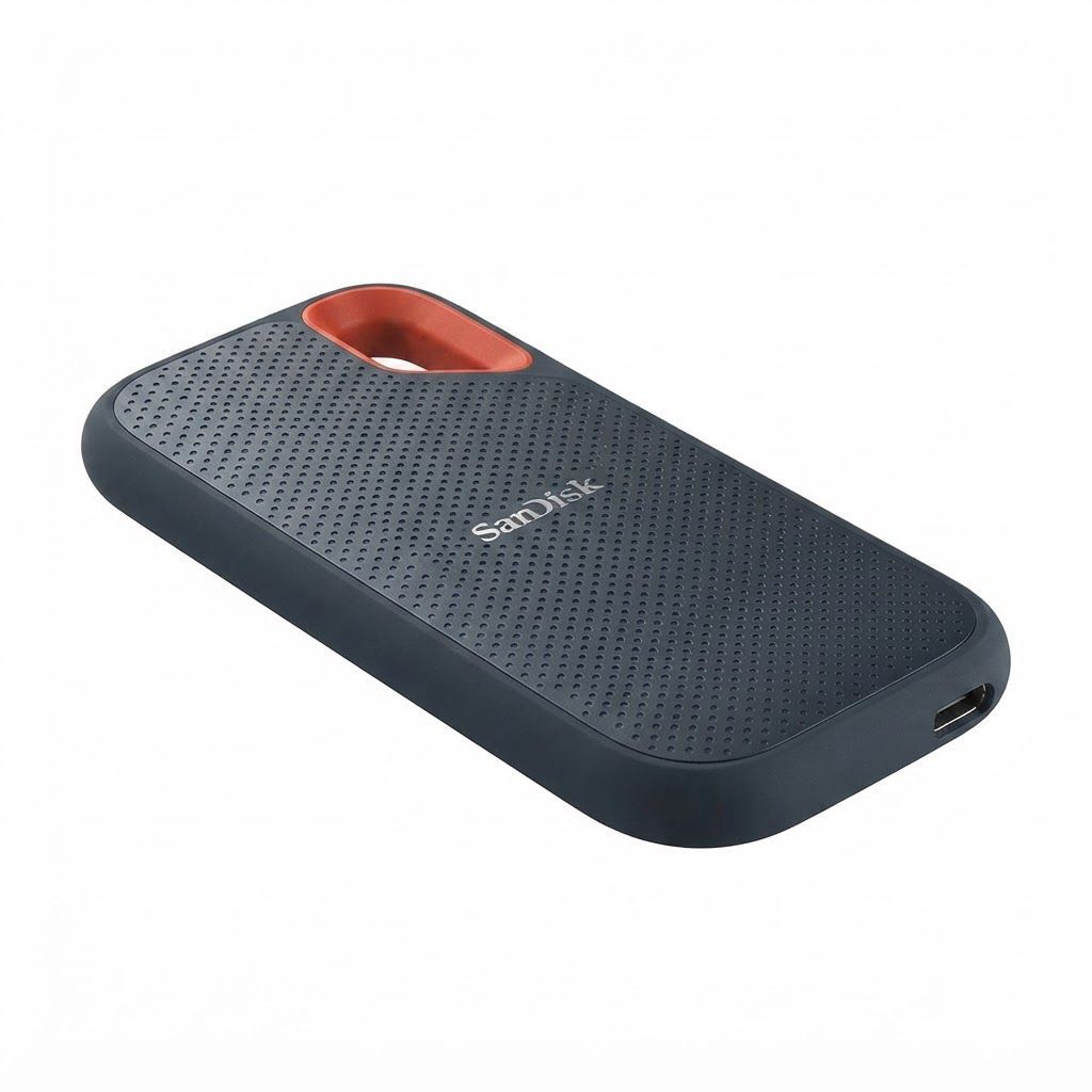 SanDisk 1TB Extreme Portable SSD - USB 3.2 Gen 2, Up to 1050MB/s, IP55 Water/Dust Resistant