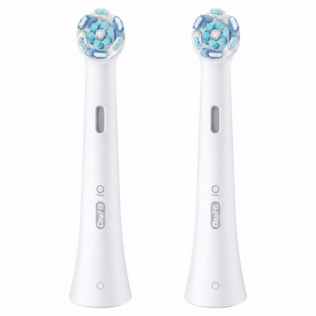 Oral-B iO Series Ultimate Clean Replacement Brush Heads, White, 2-Count - Compatible with iO Handles