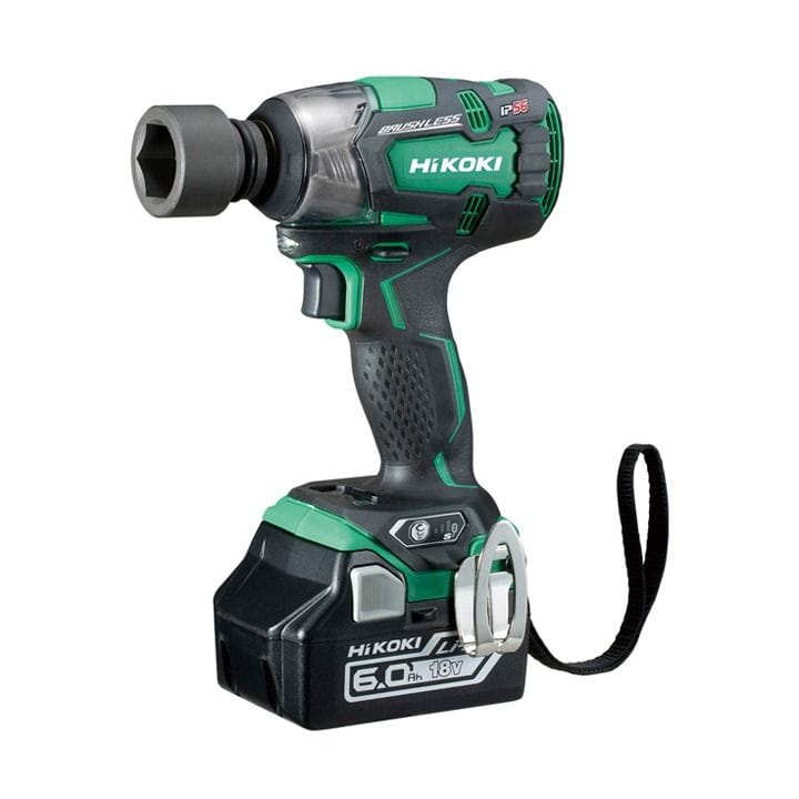 Hikoki Cordless Impact Wrench - Green | WR18DBDL2WJ