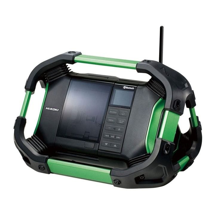 Hikoki 18V Cordless Industrial Radio Kit with 2 Batteries - Green | SG-UR18DSML