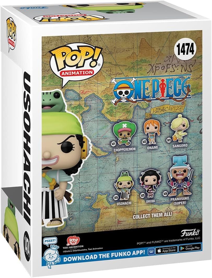 Funko Pop! Animation: One Piece Usopp as Usohachi Wano Vinyl Figure #1279 - Collectible Anime Toy