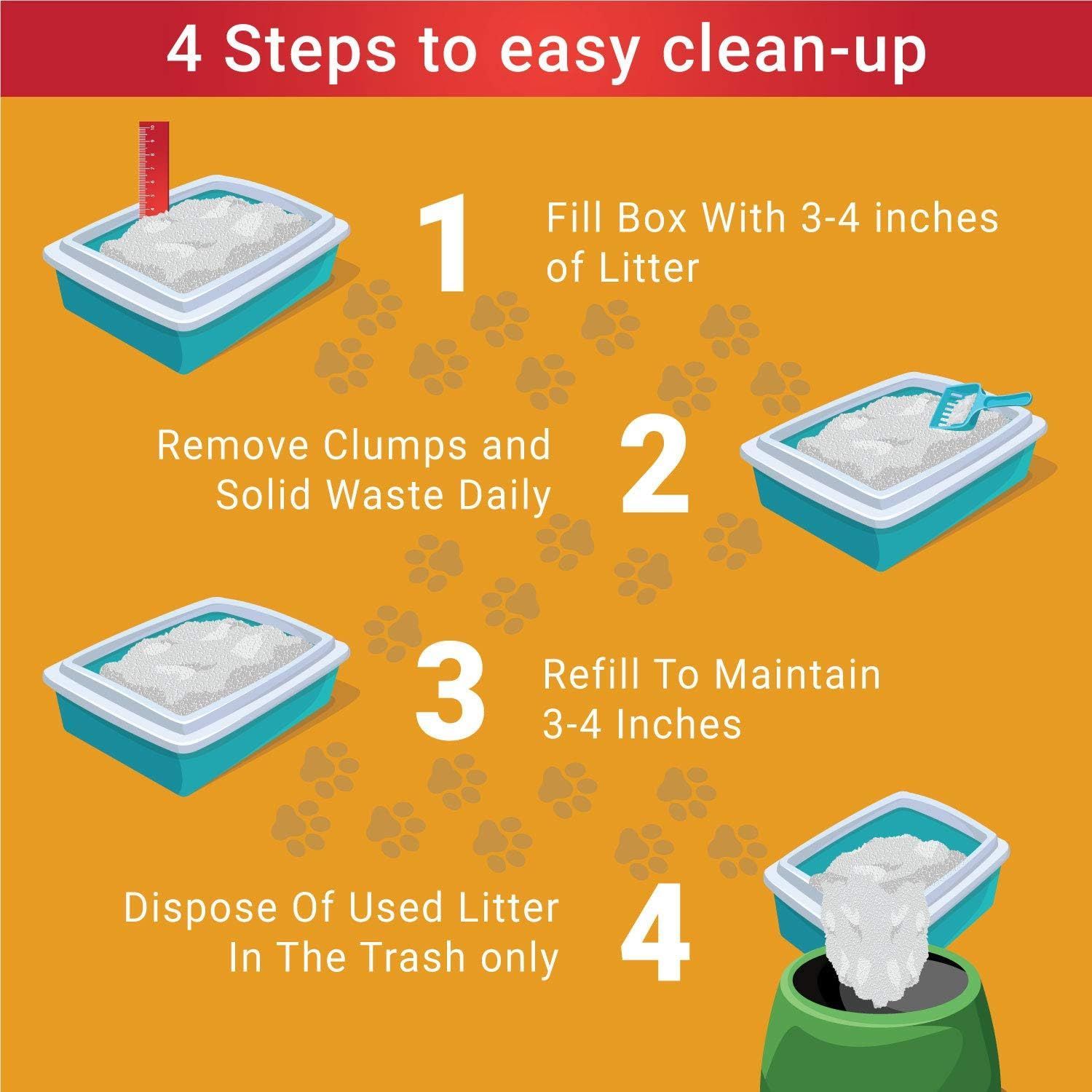 ARM & HAMMER Scented Clumping Cat Litter - Fast Scooping, Low Tracking, Natural Formula