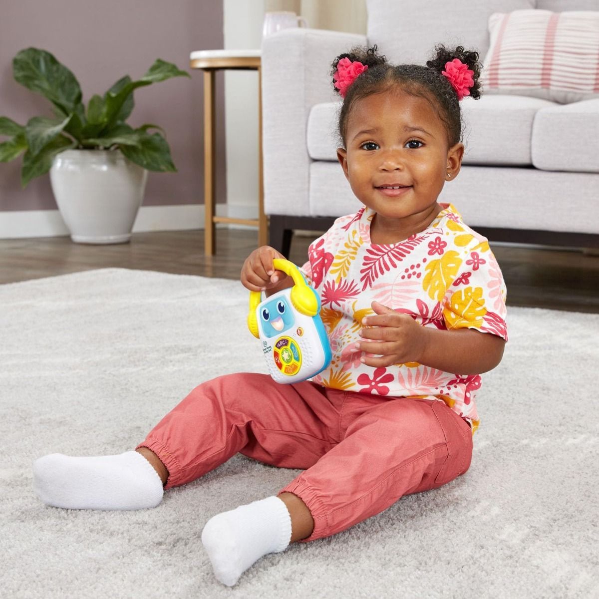 LeapFrog Sing-Along Song Bot Interactive Musical Robot Toy for Babies & Toddlers, Record & Play