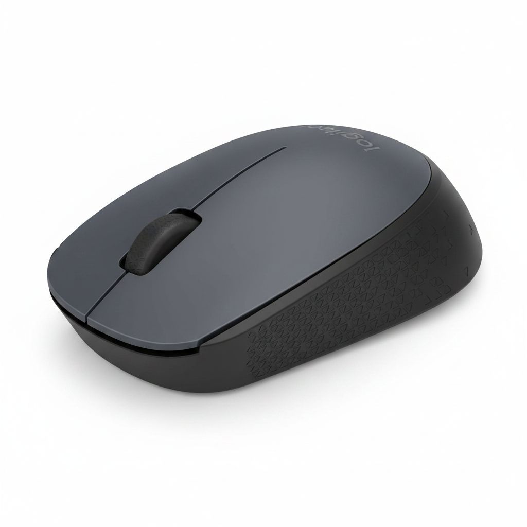 Logitech M171 Wireless Optical Tracking And Ambidextrous Mouse With Easy Install, 2.4GHz Wireless - Black